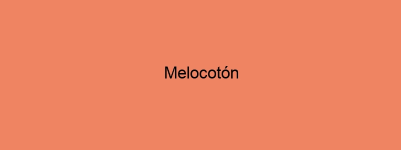 Melocotón